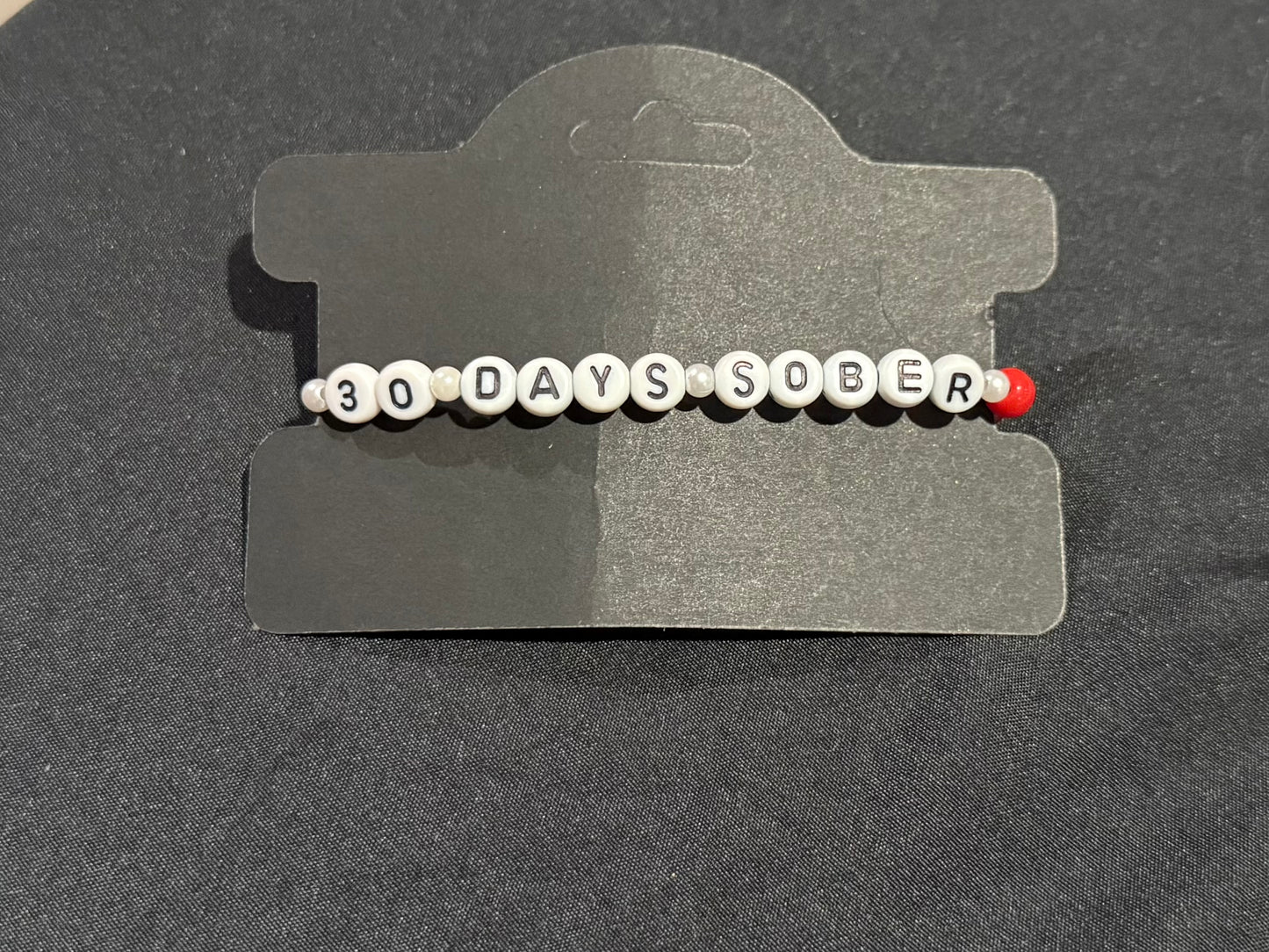 30 Day - Milestone Bead Sobriety Bracelet
