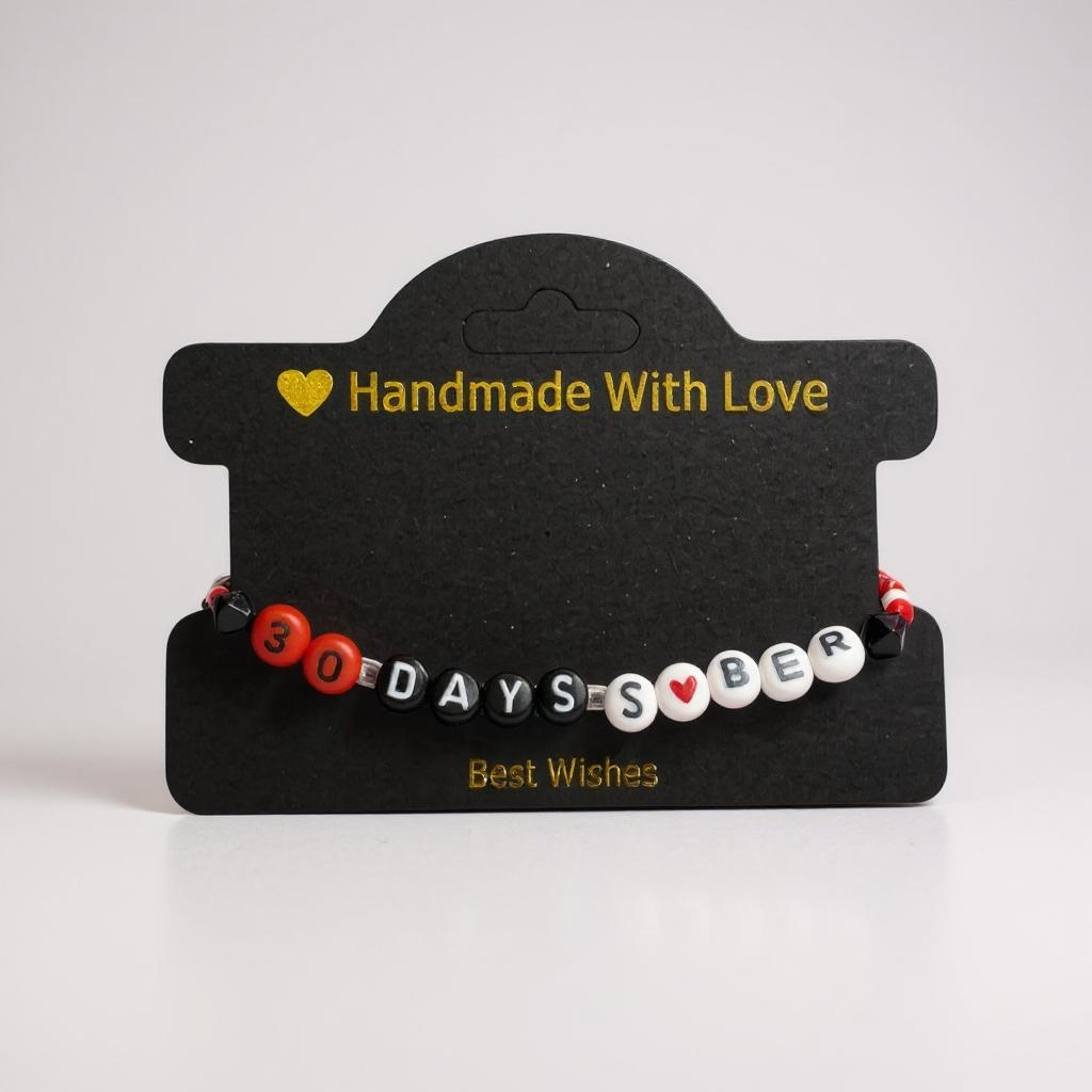 30 Day - Milestone Bead Sobriety Bracelet